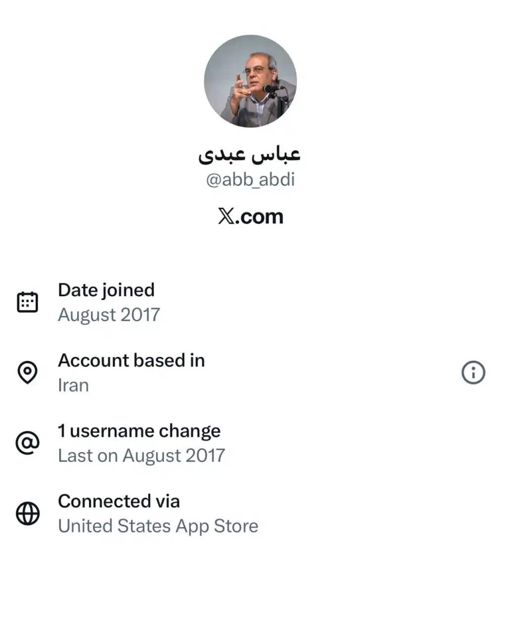 عباس عبدی با ای دی ایکس abb_abdi دارای خط سفید سیم کارت سفید لوکیشن گیت رانت اینترنت طبقاتی می باشد.