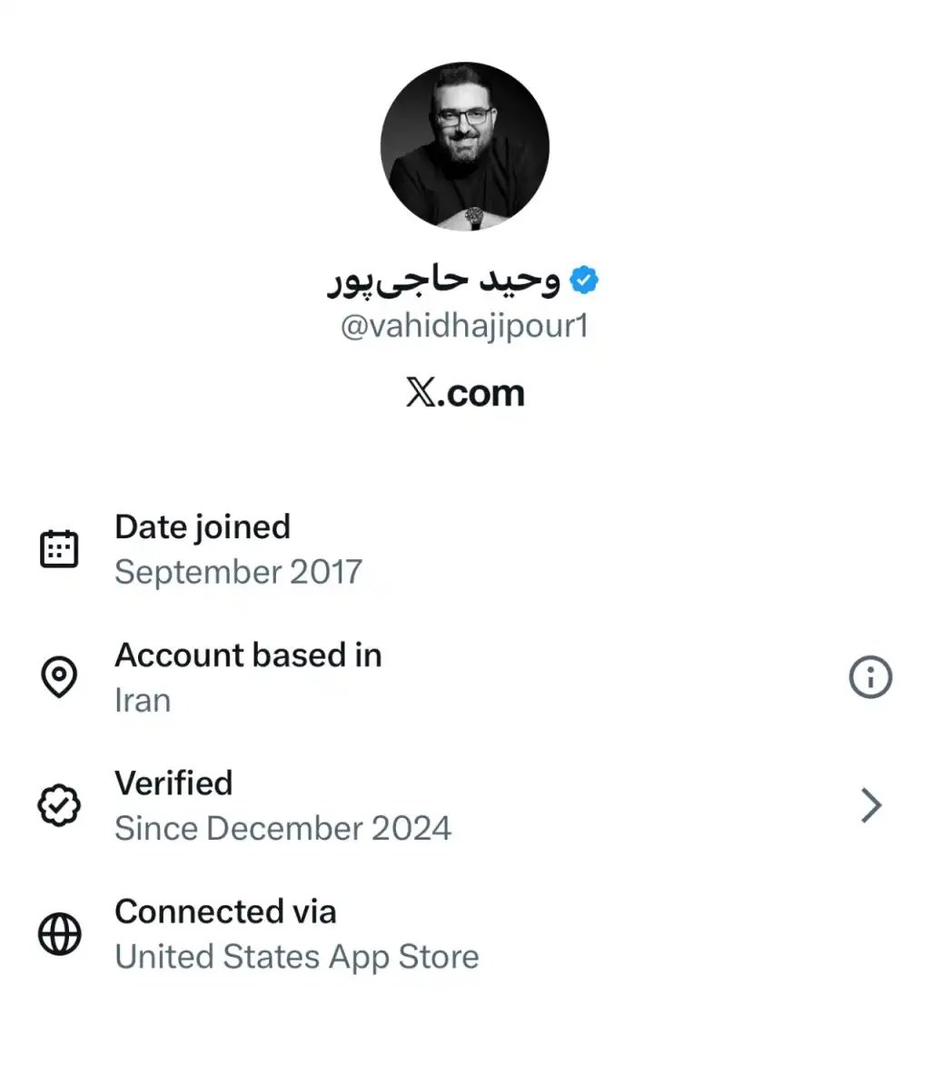 وحید حاجی‌پور با ای دی ایکس vahidhajipour1 دارای خط سفید سیم کارت سفید لوکیشن گیت رانت اینترنت طبقاتی می باشد.