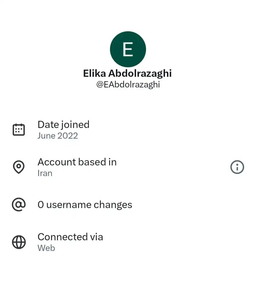 الیکا عبدالرزاقی با ای دی ایکس EAbdolrazaghi دارای خط سفید سیم کارت سفید لوکیشن گیت رانت اینترنت طبقاتی می باشد.